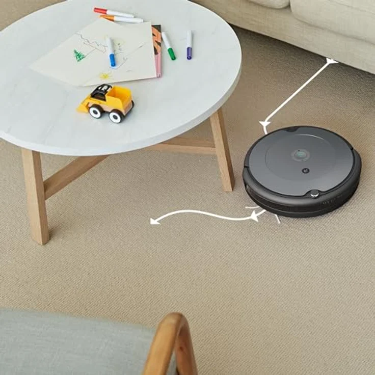 iRobot Roomba 697 Saugroboter, 90 min Akkubetrieb, App- und Sprachsteuerung, grau – Bild 5