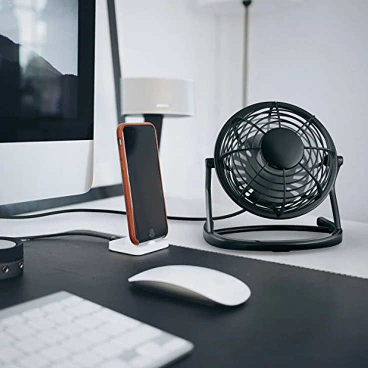 CSL USB Ventilator Tischventilator schwarz – Bild 7