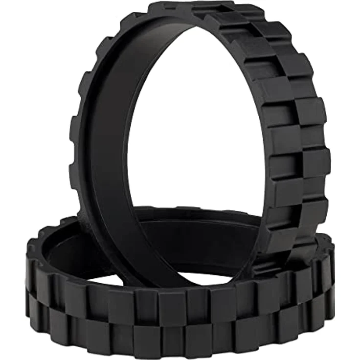 kwmobile 2x Reifen Mantel kompatibel mit iRobot Roomba 500/600 / 700/800 / 900 / i/e/s Serie - Reifen Räder für Saugroboter - Ersatzrad rutschfest – Bild 5