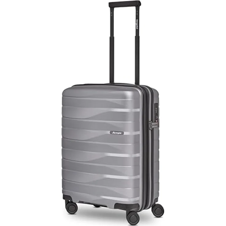 Bergpfeil Kleiner Hartschalen Kabinen-Koffer | Cabin-Trolley 40 x 22 x 55 cm, Polypropylen-Material, nur 2,8 kg, Doppelrollen & TSA-Schloss (Travel) – Bild 1