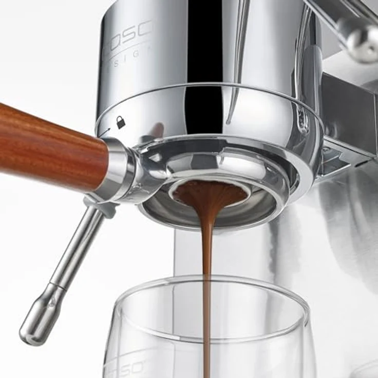 CASO EspressoGourmet Advanced Espresso Siebträgermaschine, 19 bar Ulka-Pumpe, PID-Temperatursteuerung, Edelstahlgehäuse, 2 l Wassertank, mit 2 Siebträgermodellen – Bild 8