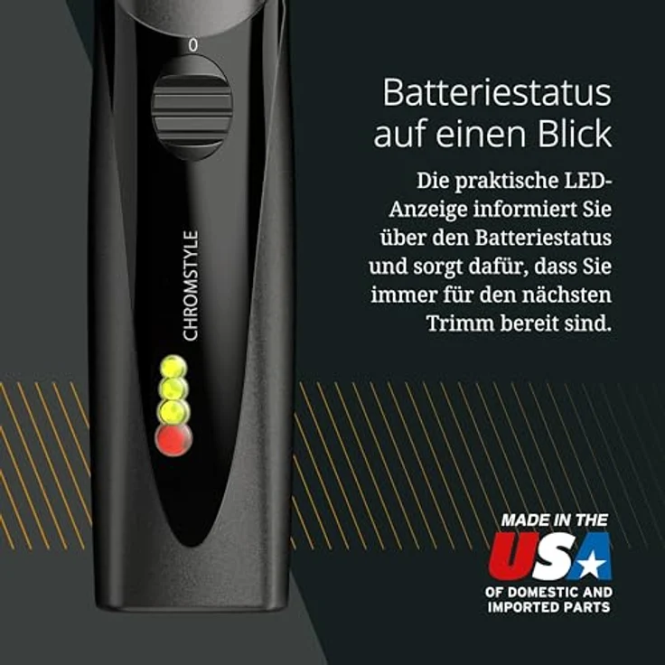Wahl Chromstyle Cordless Hair Clipper - 0,7-3mm abnehmbare Klingen, bis zu 90 Minuten Laufzeit – Bild 6