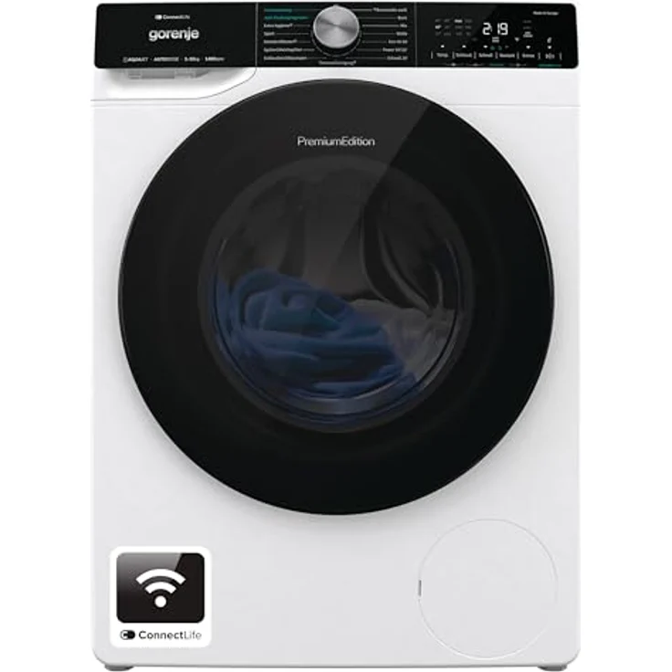 Gorenje WNS14A4ATS Waschmaschine mit Dampffunktion, 10 kg Fassungsvermögen, ConnectLife, A Energieeffizienzklasse, Invertermotor, AquaStop – Bild 2