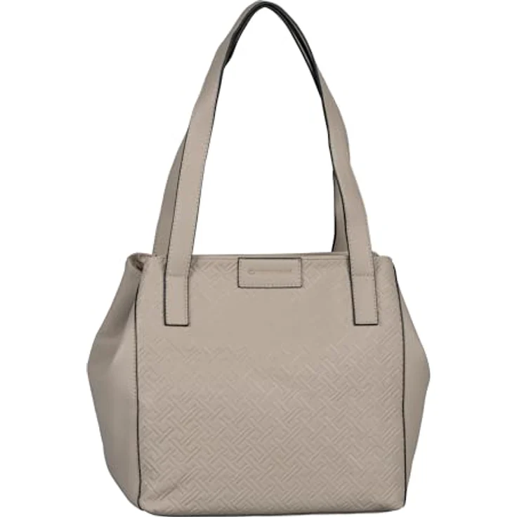 Tom Tailor Mirenda Schultertasche, Handtasche aus Kunstleder mit viel Stauraum, Beige – Bild 1
