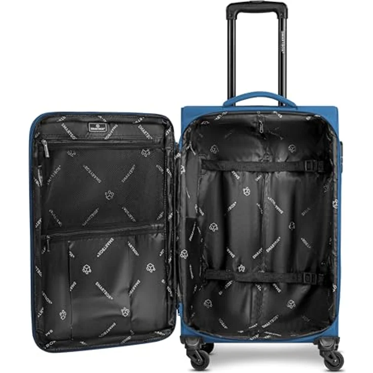 SMARTBOX Weichgepäck Check-in Koffer Edition 04 - Mittelgroßer Trolley 41 x 27 x 67 cm | 4 Rollen & Zahlenschloss | erweiterbar mit Dehnfalte | Leichtes 3,1 kg – Bild 5