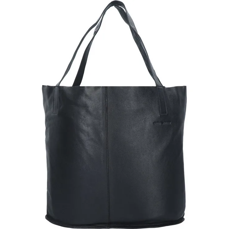 Greenburry Shopper Nappa, Leder für Damen, herausnehmbares Täschchen, schwarz