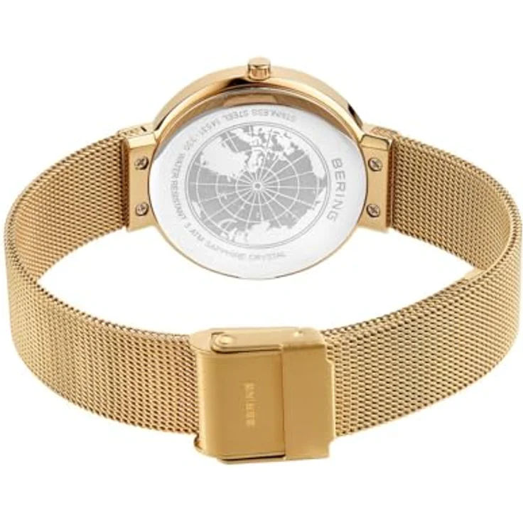 Bering Classic Armbanduhr Gold, Analoguhr, 31 mm – Bild 5