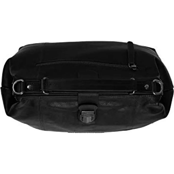 The Chesterfield Brand Shaun Handtasche aus Wax Pull-up-Leder, Vintage-Look, schwarz, 33 x 18 x 21 cm – Bild 2