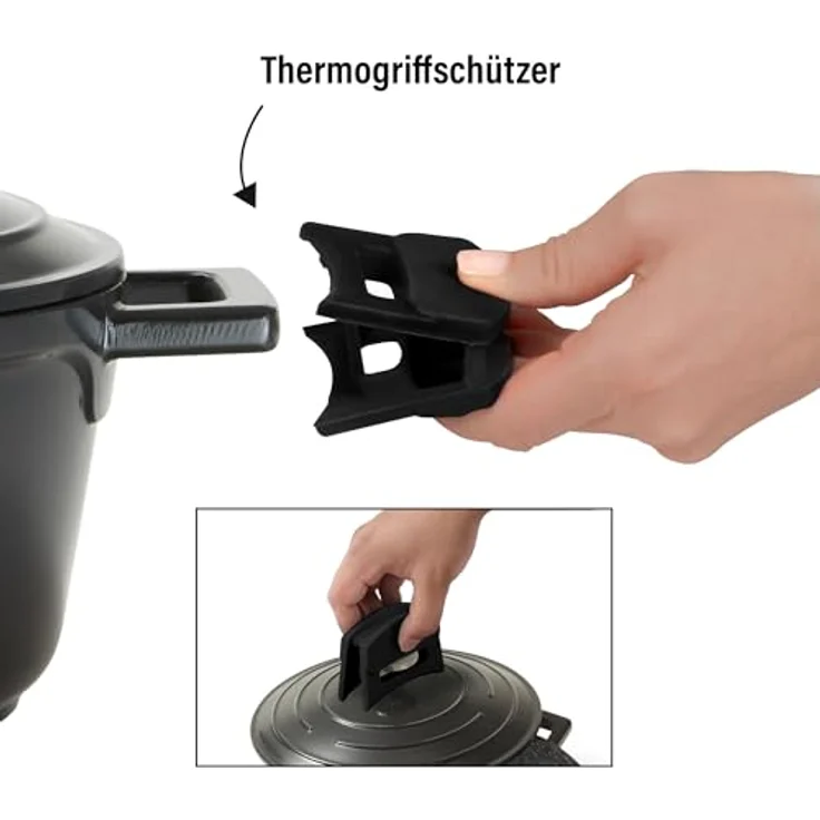 STONELINE Minibräter 20 cm, mit Aluguss-Deckel, schwarz – Bild 5