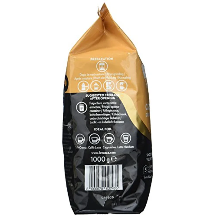 Lavazza Caffè Crema dolce, 1000g ganze Bohne – Bild 3