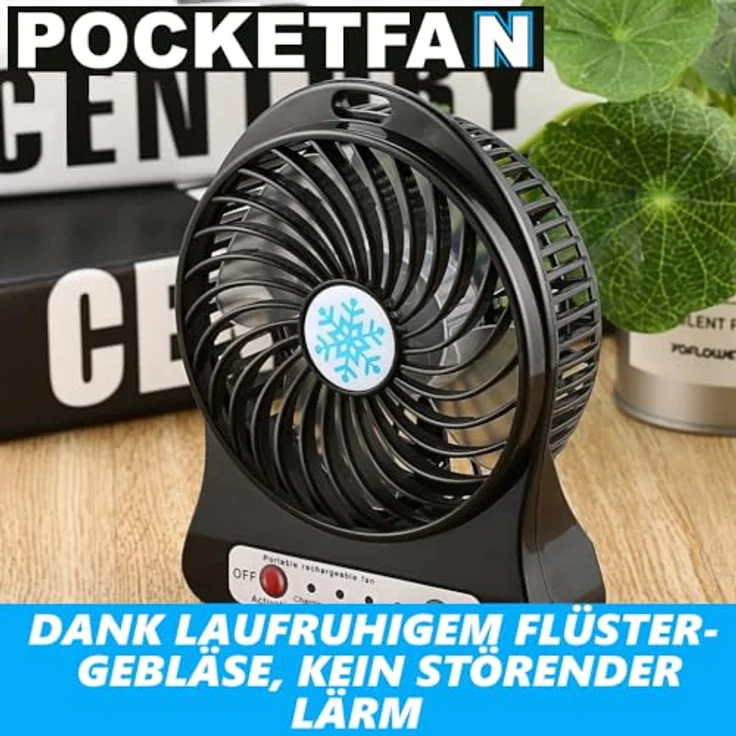 MAVURA USB Ventilator Mini Tischventilator leise Computer Notebook Laptop USB Lüfter DE - Preisvergleich – Bild 6