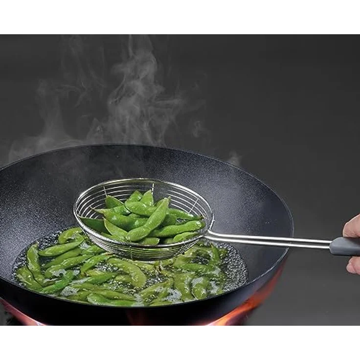 Joseph Joseph Nest Fusion 3-teiliges Silikon Edelstahl Wok Zubehör Set, BPA frei, Hitzebeständig, Antihaftbeschichtet Koch Utensilien, inklusive Aufhängehaken – Bild 5