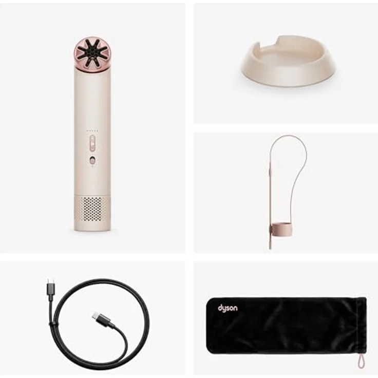 Dyson HushJet™ Mini Cool, Handventilator mit Turbo-Luftstrom bis zu 25 m/s, leise, 5 Geschwindigkeitsstufen, tragbar und flexibel, ideal für unterwegs – Bild 3