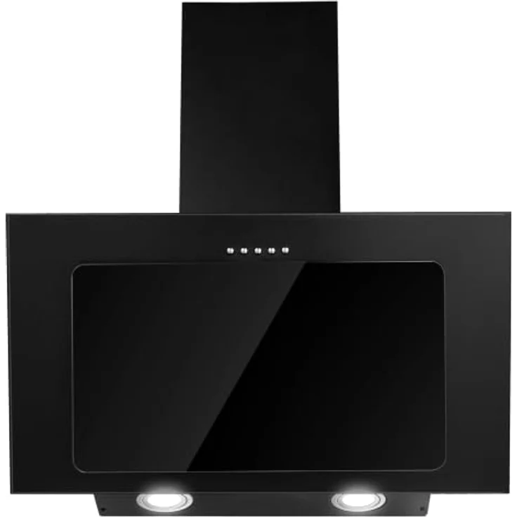 Respekta Dunstabzugshaube 60 cm, KOPFFREIE SCHRÄGHAUBE, 3 Stufen, Schwarz, Energieeffizienzklasse A++, Abluft- und Umluftbetrieb, LED-Beleuchtung – Bild 3