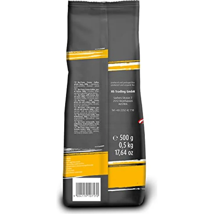 Der-Franz Espresso Crema-Kaffee UTZ, ganze Bohne, 3 x 500 g – Bild 2