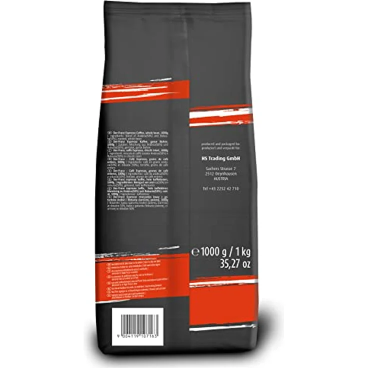 Der-Franz Espresso-Kaffee UTZ, ganze Bohne, 1000 g – Bild 2