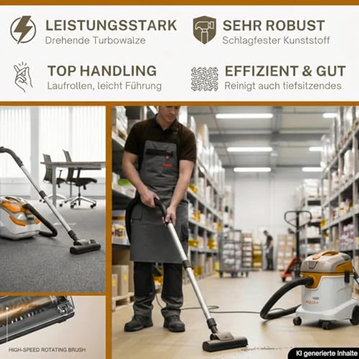 Maxorado Turbodüse mit rotierenden Bürsten, kompatibel mit Thomas Aqua+ Pet & Family Waschsauger, für effektive Entfernung von Tierhaaren und Schmutz, Universal für 30-37 mm Rundrohre – Bild 2