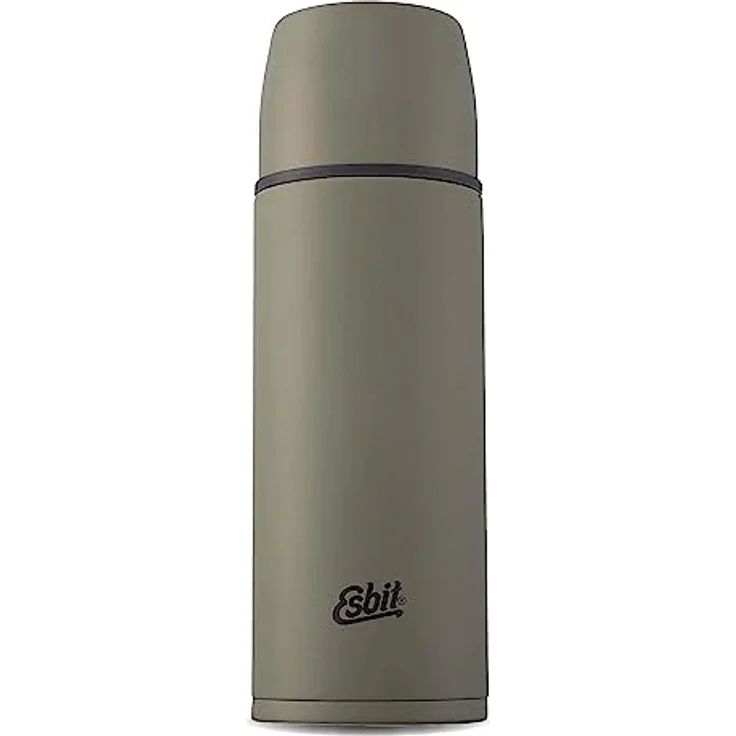 Esbit Isolierflasche | Edelstahl | BPA-Frei | Schwarz, Oliv, Weiß | 1L & mehr | Reise, Outdoor, Angeln | Tee, Kaffee – Bild 2