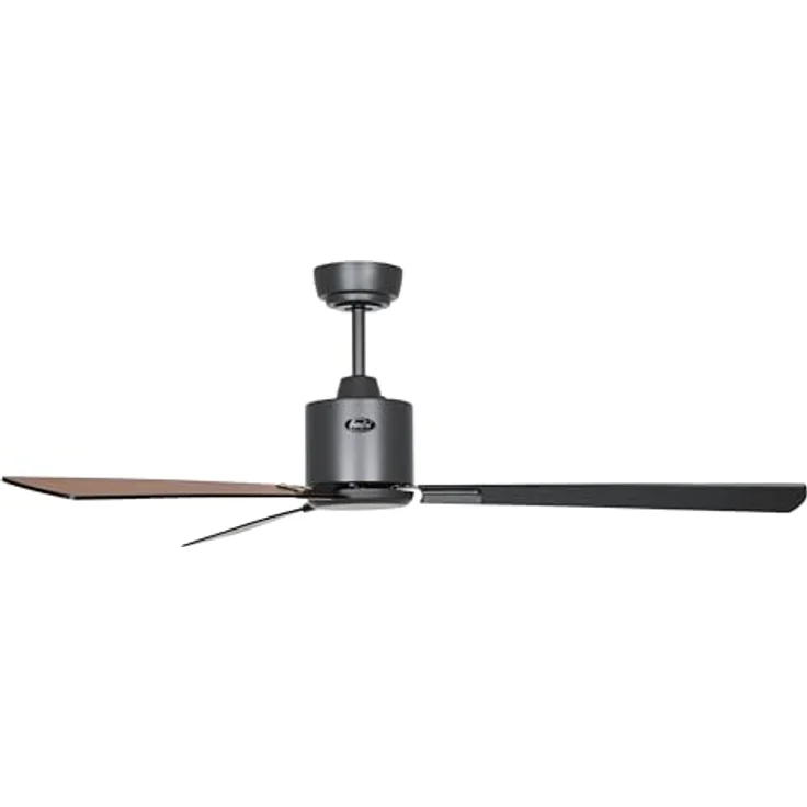 CASAFAN Eco Neo III, Energiespar Deckenventilator mit Fernbedienung, WiFi, 132 cm, basaltgrau, Flügel schwarz/Teak, 6 Geschwindigkeiten, Smart Home kompatibel – Bild 6