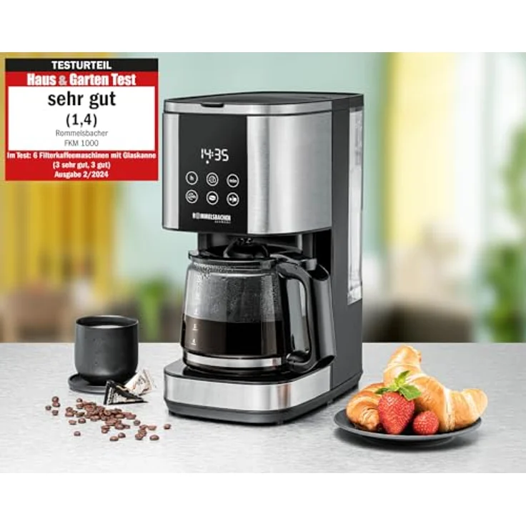 Rommelsbacher FKM1000, Filterkaffeemaschine, Schwarz – Bild 2