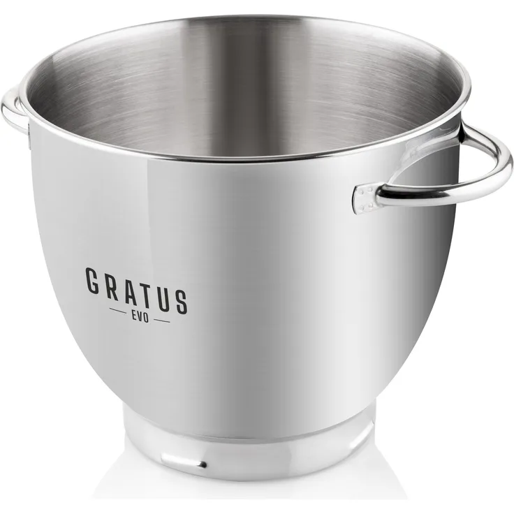 ETA Edelstahlbehälter ETA102899001, Zubehör für Küchenmaschine ETA1028 Gratus Evo, max. Volumen 5,5 l, spülmaschinenfest, Edelstahl