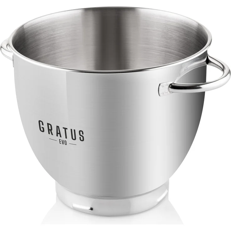 ETA Edelstahlbehälter ETA102899001, Zubehör für Küchenmaschine ETA1028 Gratus Evo, max. Volumen 5,5 l, spülmaschinenfest, Edelstahl