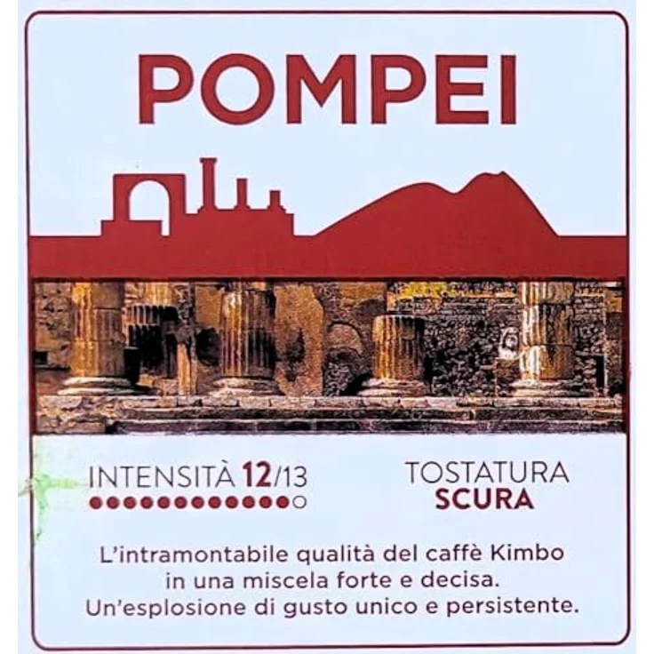Kimbo POMPEI 44mm ESE Pads, 50 Stück à 7,3g, kräftiger italienischer Kaffee mit Noten von geröstetem Brot und Schokolade – Bild 2