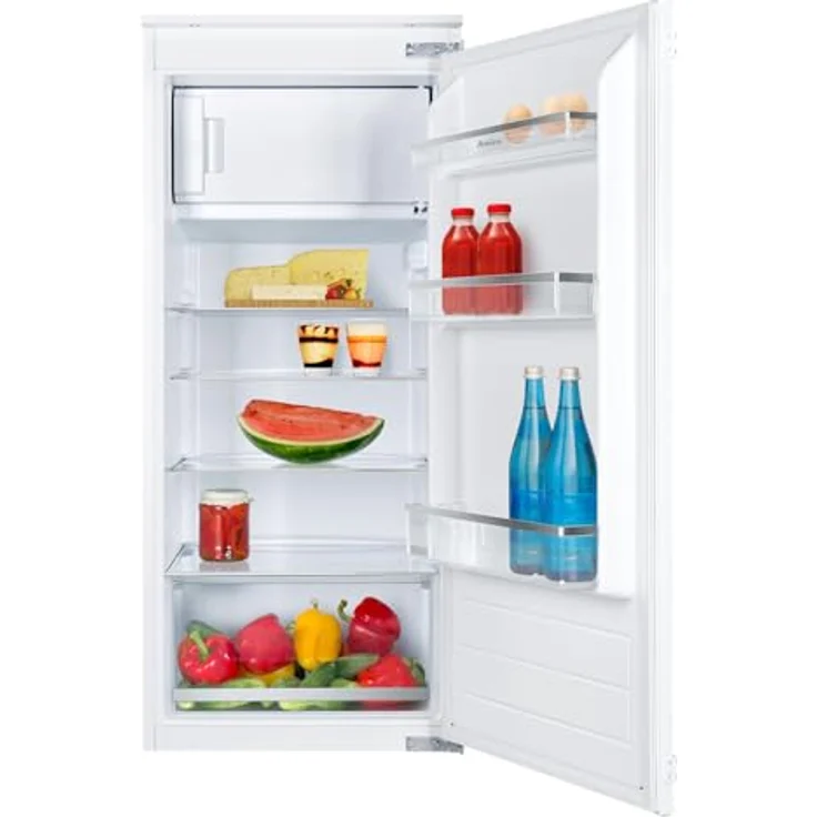 Amica EKSS 362 221, Einbau-Kühlschrank mit 163 l Kühlvolumen, 16 l Gefrierfach und Schlepptür-Technik, 35 dB Geräuschentwicklung – Bild 1