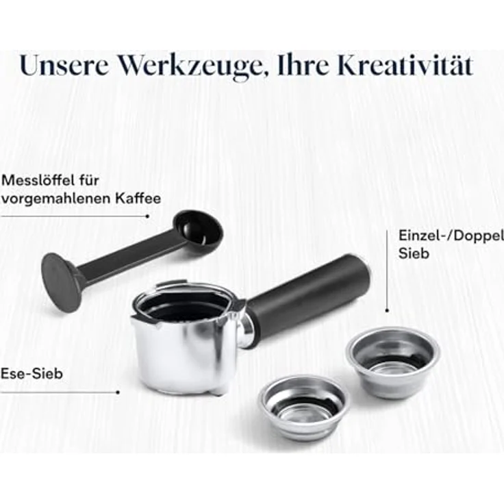 De'Longhi Dedica Style EC685.TB, Espressomaschine mit manuellem Milchaufschäumer, Titanschwarz – Bild 10
