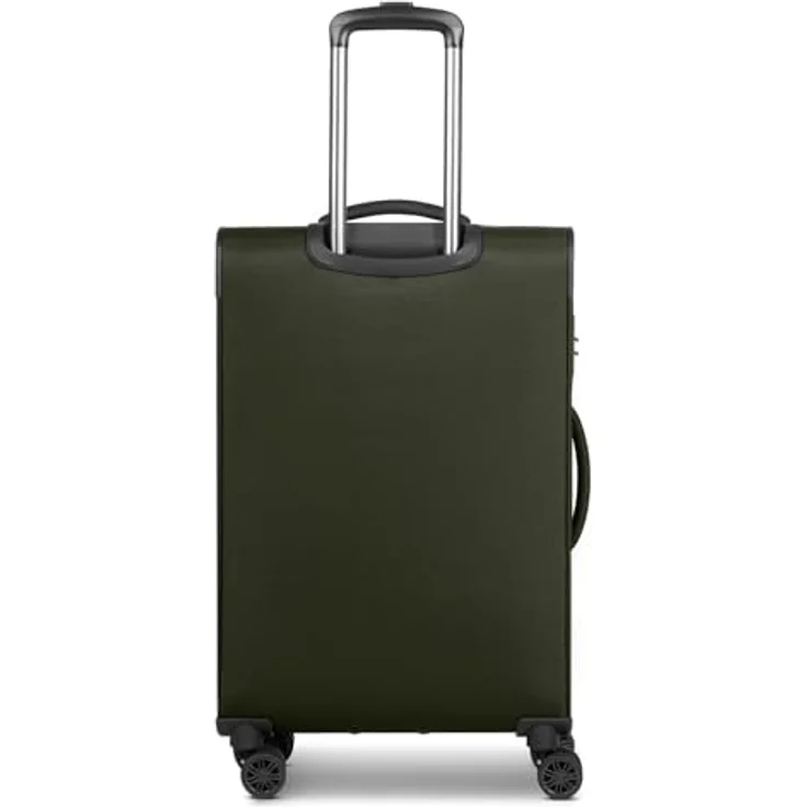 BUGATTI Valencia Soft Koffer-Set 3-teilig, erweiterbar, 46.5 x 28.5 x 75cm, 89L Volumen, 360° Doppelrollen aus hochwertigem Polyester für Damen und Herren – Bild 2
