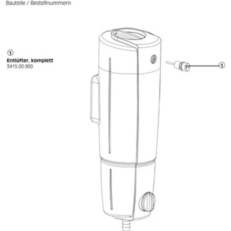 SYR Rückspülfilter HEIFIKO HF 3415, Heizungsfilter mit automatischem Entlüftungssystem und Magnetabscheidung