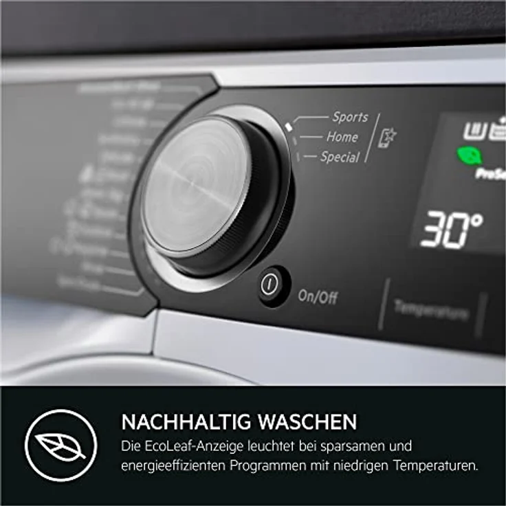 AEG LR7E75400 / WiFi / UniversalDose Schublade / ProSteam - Auffrischfunktion / 10.0 kg / Leise / Mengenautomatik / Nachlegefunktion / Kindersicherung / Wasserstopp / 1400 U/min – Bild 5