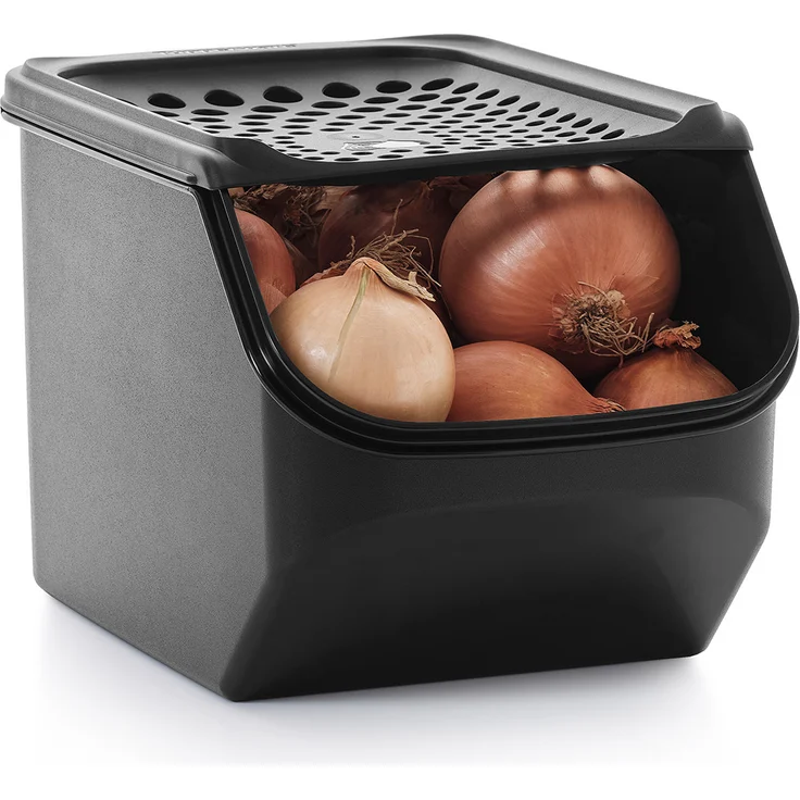MediaShop Tupperware OnionSmart – 5,5L Aufbewahrungsbox für Zwiebel - Frischhaltebehälter mit Belüftungslöchern