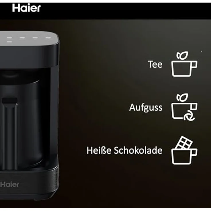 Haier I-Master Multi-Getränke Zubereiter mit Teemaschine & Milchschäumer, viele Programme [Serie 5 - HMB5A] – Bild 4