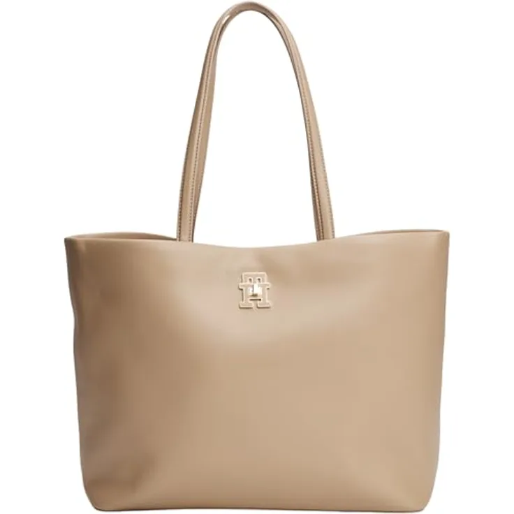 Tommy Hilfiger Modern Shopper Tasche, 35 cm, Kunstleder, coastal taupe