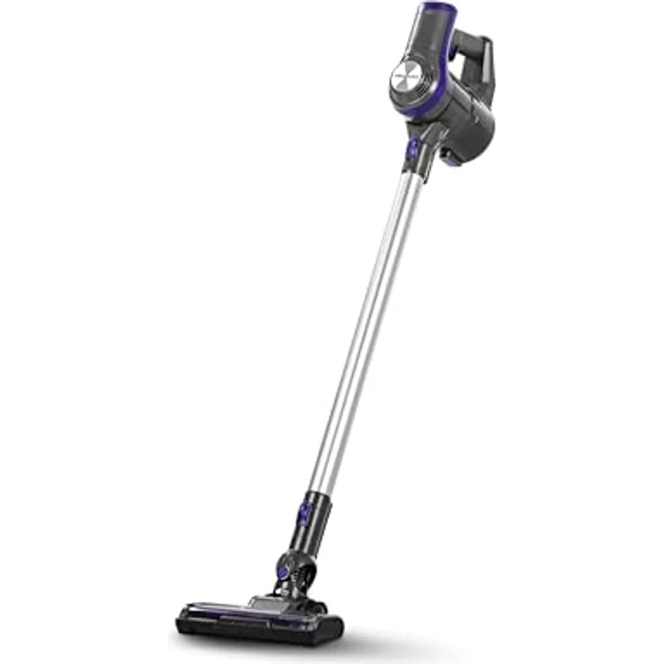 CLEANmaxx Akku-Zyklonstaubsauger Plus | Kabellos & leise für eine gründliche Reinigung | Mit praktischer LED-Beleuchtung, 3 Aufsätzen & cleverem Filter-Reinigungssystem - Preisvergleich – Bild 1