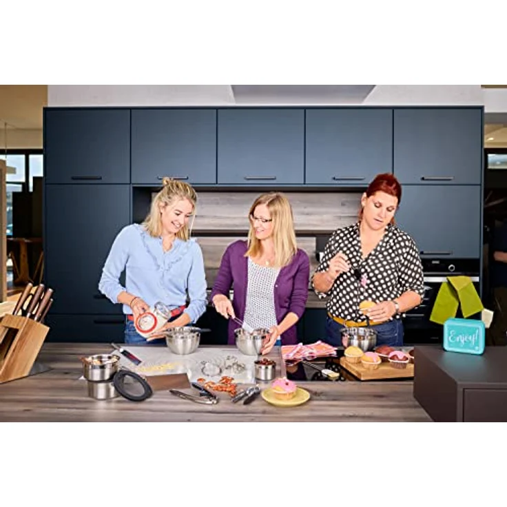 RÖSLE Backpinsel, Hochwertiger Pinsel mit reinen Naturborsten zum Einfetten und Glasieren, Drahtgriff, Edelstahl 18/10, 3,5 cm – Bild 5