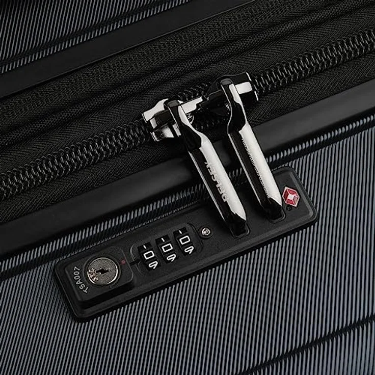 DELSEY Paris Shadow 5.0, Hartschalenkoffer 82 cm, 131 L, XXL, Schwarz, mit TSA-Zahlenschloss und SECURITECH 2-Verschlusssystem – Bild 4