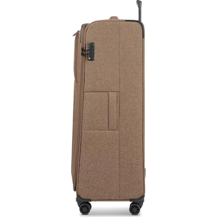 Redolz Essentials 12 4-Rollen Trolley XL 90 cm, braun, 130 l, TSA-Schloss, geräuscharm, hochwertiges Design – Bild 3