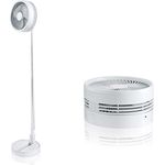 Livington Fold & Cold – ausziehbarer Mini Ventilator mit Akku – kraftvoller USB Ventilator mit 10h Laufzeit – flexibler Stand- und Tisch Ventilator - bis zu 1 m Höhe ausziehbar