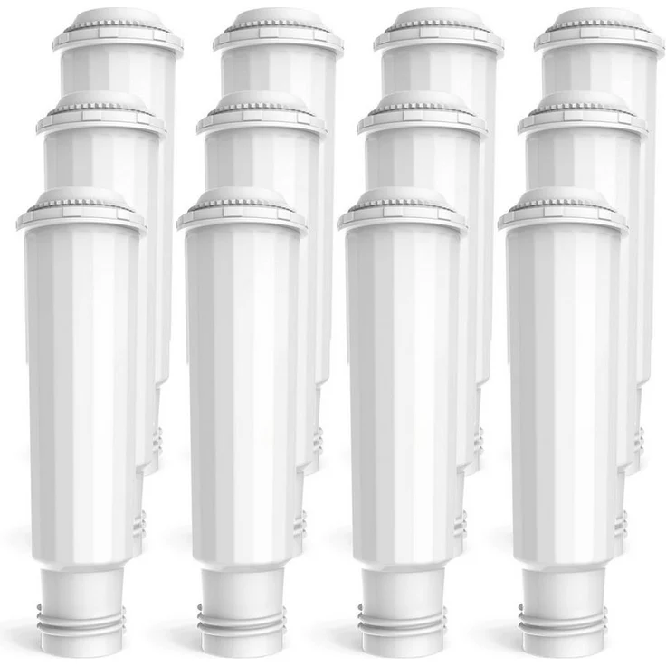 "Comedes Wasserfilter 12er Set für Krups, Melitta und Nivona Kaffeeautomaten, Aktivkohle und Ionentauscher, passend für Claris F-088, NIRF 700, Jura 7525, Pro Aqua, natürliche Wasseraufbereitung" – Bild 1