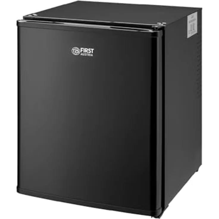 TZS First Austria Minikühlschrank | Lautlos & Energieeffizient | Wechselbarer Türanschlag | LED-Beleuchtung | 30L