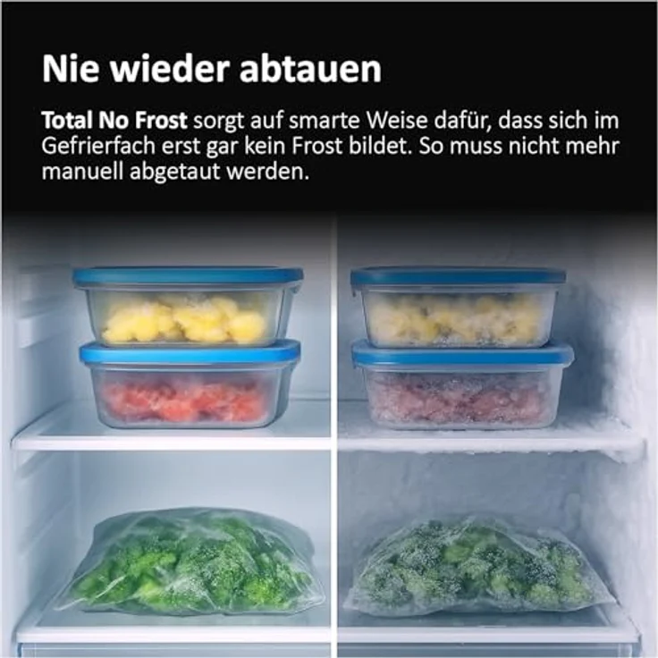 Haier HDPR1618CNPK Freistehende Kühl- und Gefrierkombination, 352 l, Edelstahl, Energieeffizienzklasse C, MultiAirflow-System – Bild 5