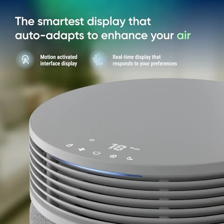 BLUEAIR Blue Signature Luftreiniger, HEPASilent™ Technologie, entfernt Allergene, Tierhaare, Rauch, Staub & Schimmel, für Räume bis 154 m², leise & smart – Bild 3