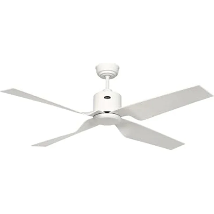 CasaFan ECO VENTOS IP44 132 WE-WE, WiFi Deckenventilator in Weiß mit Fernbedienung, Timer und Winterbetrieb – Bild 1