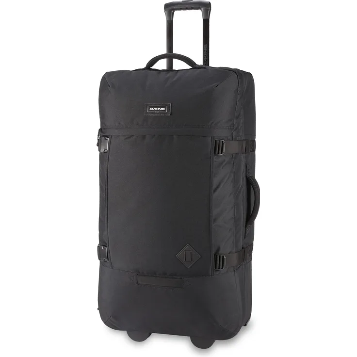 Dakine 365 Roller 120L, Weichschalenkoffer aus recyceltem Polyester mit zwei Rollen, Schwarz