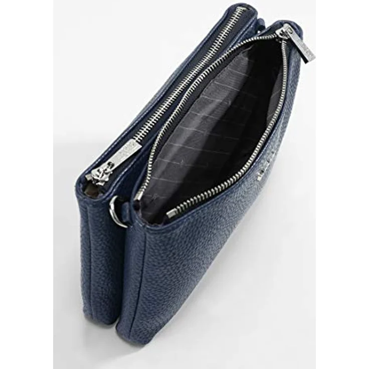 L.Credi Ella Umhängetasche, 14 cm, marineblau, 100% Polyurethan, 24 cm x 4 cm x 14 cm – Bild 4