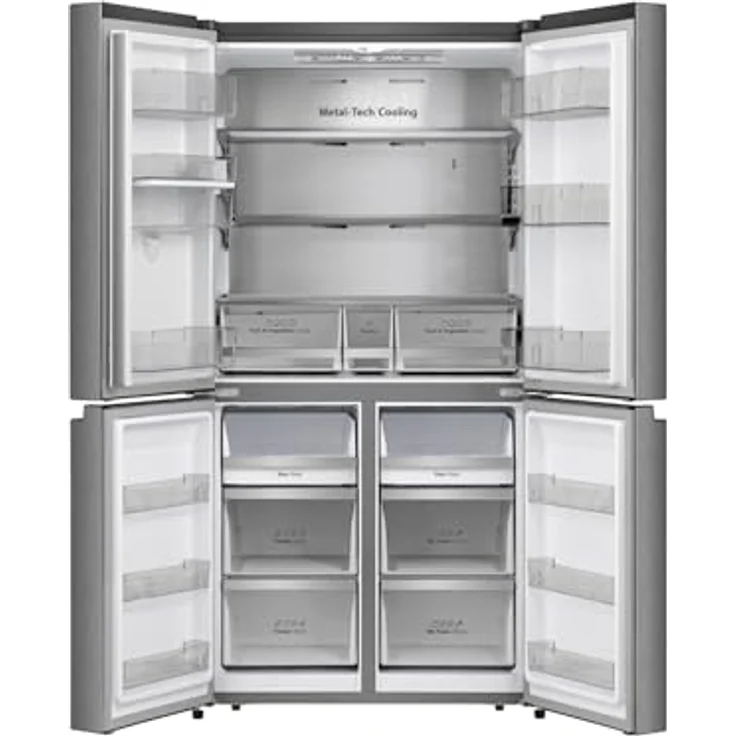 Hisense RQ758N4SWSE Side-by-Side Kühlkombination, 606 l, Edelstahl, No Frost-Technologie, Wi-Fi-Konnektivität, My Fresh Choice Zone – Bild 6