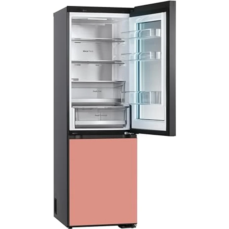 LG GBG719MDNN, Klasse D, 352 L, MoodUp Kühl-Gefrierkombination mit InstaView, indivuell einstellbarer Farbänderungen, Musik Kollektion, LCD Display, Total No-Frost, Kompressor mit 10 Jahren Garantie – Bild 5