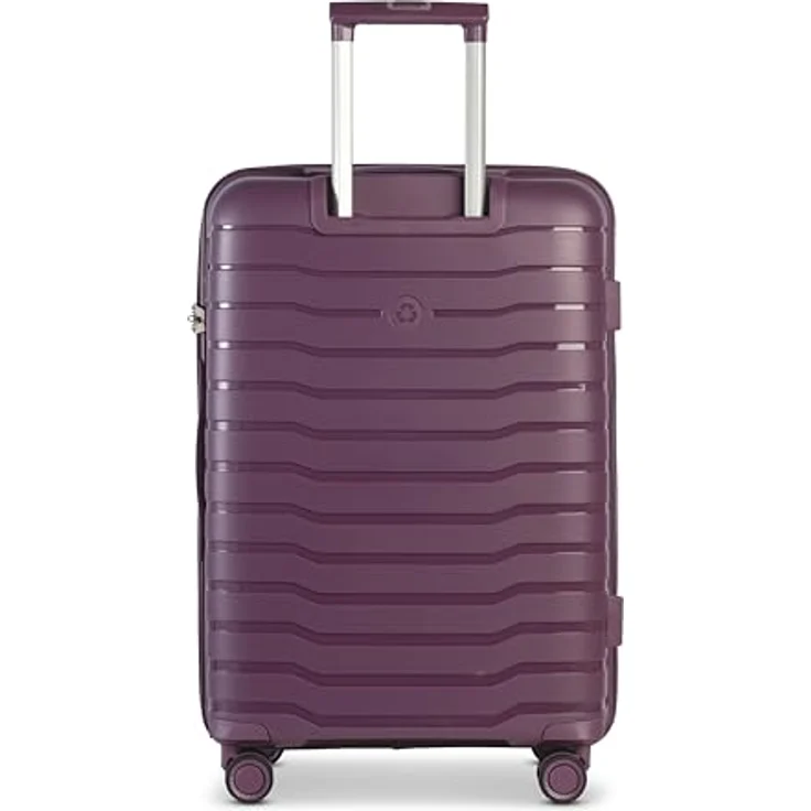 Worldpack Portland 4 Rollen Kofferset, 3-teilig, 100% Polypropylen, lila, Maße: 52 cm x 29 cm x 72 cm – Bild 4